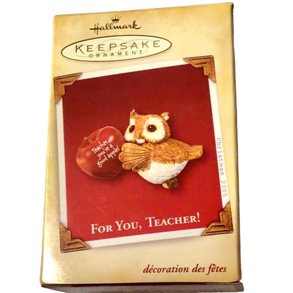 Hallmark 2005 “For You Teacher” Christmas Ornament - Picture 3 of 4